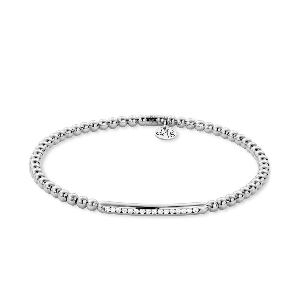 Hulchi Belluni 18k Gold Tresore Collection Beaded Stretch Bracelet