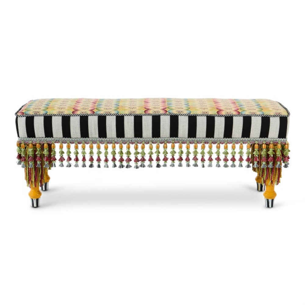 MacKenzie Childs Piccadilly 4' Bench - Online Only
