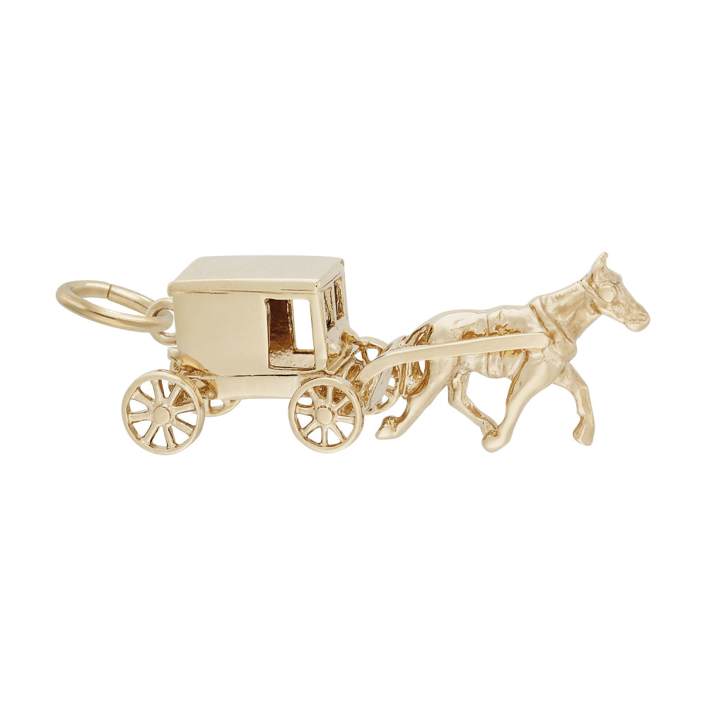 2254 Amish Wagon Charm