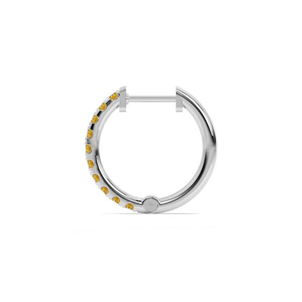 Smyth Jewelers 14k Gold Citrine Hoop Earrings