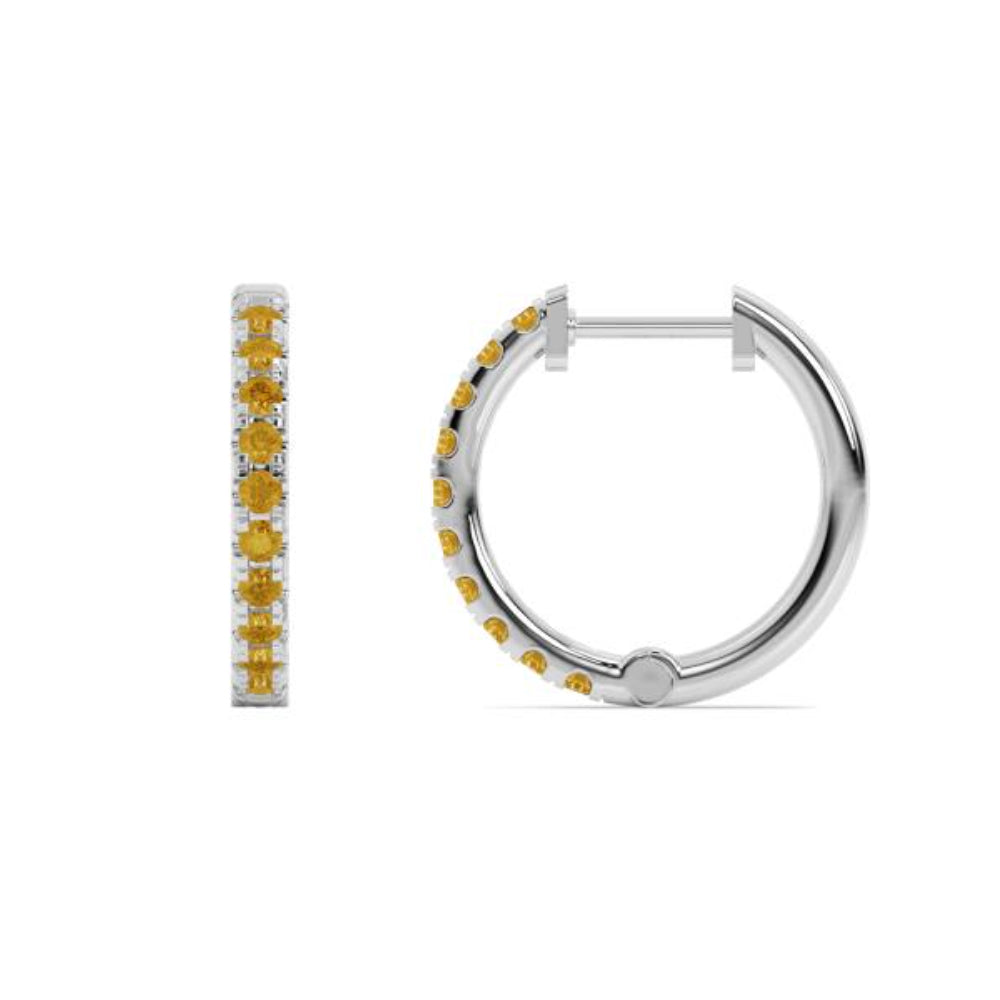 Smyth Jewelers 14k Gold Birthstone Hoop Earrings