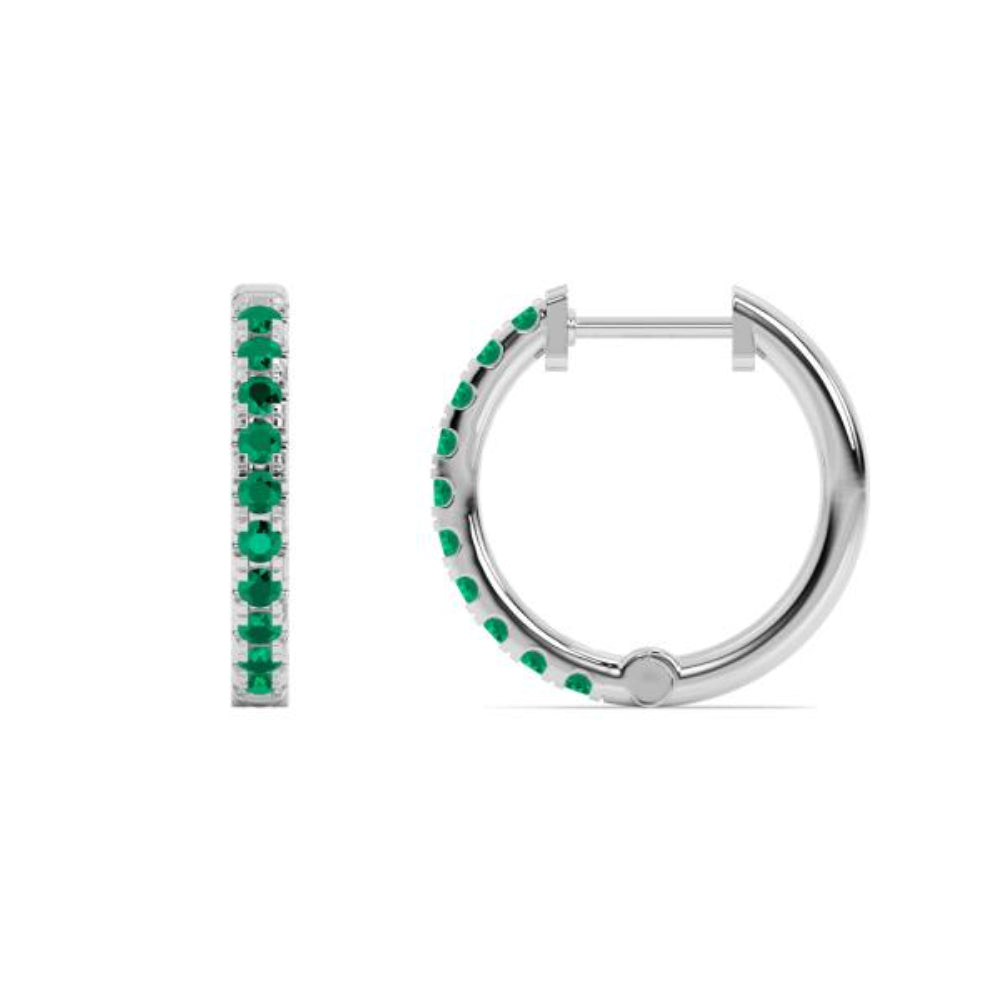 Smyth Jewelers 14k Gold Birthstone Hoop Earrings
