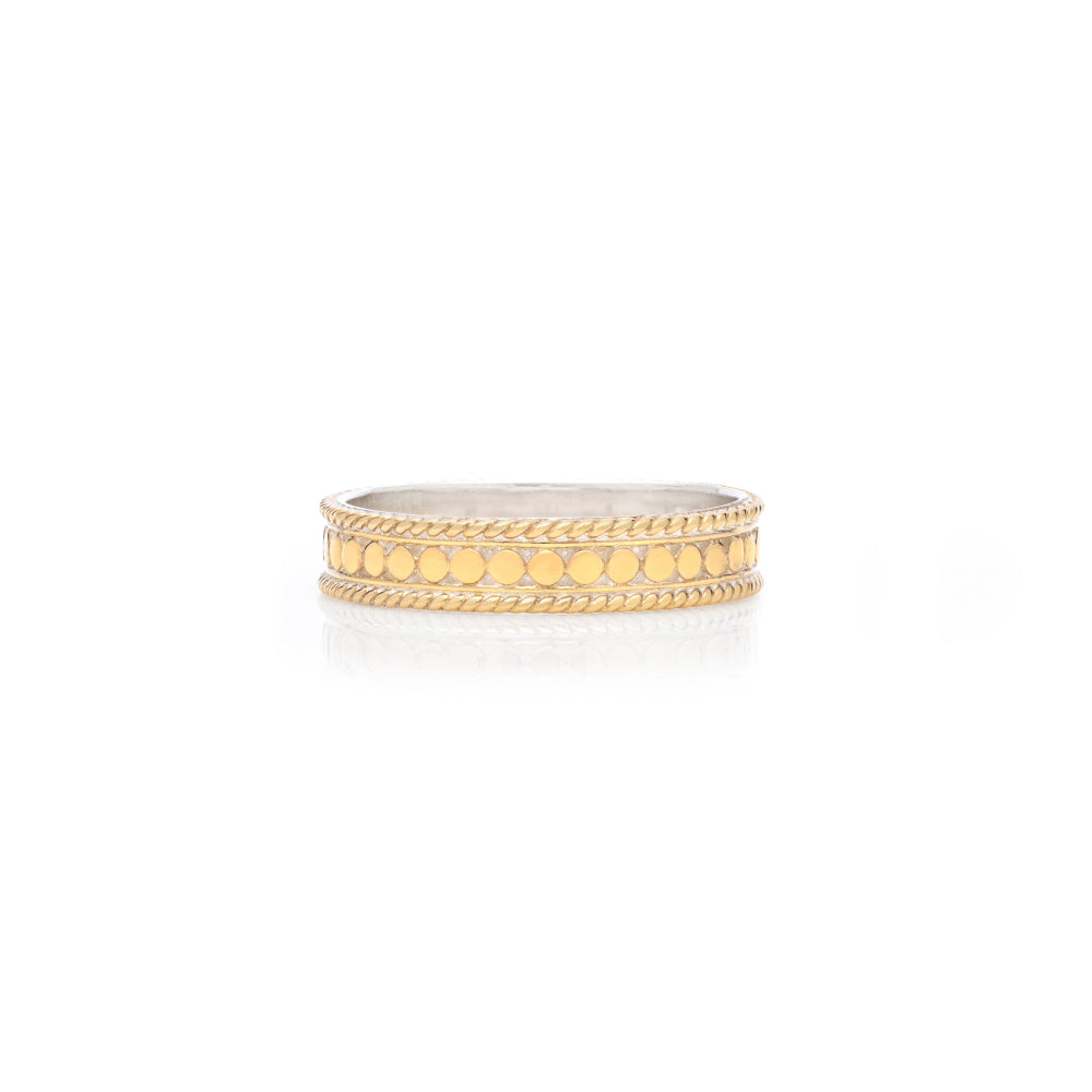 Anna Beck Classic Gold-Tone Stack Ring