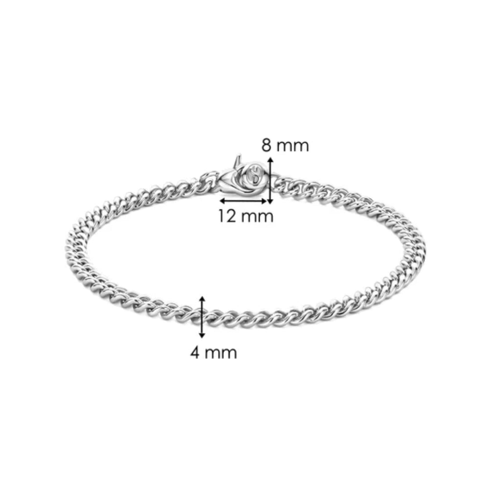Ti Sento Sterling Silver Chain Bracelet