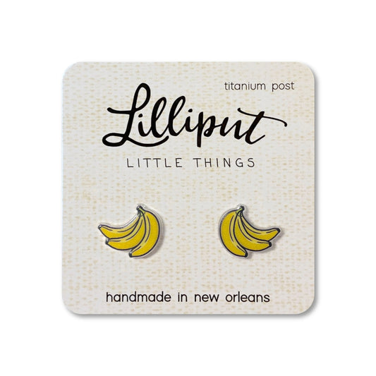 Lilliput Little Things Banana Earrings