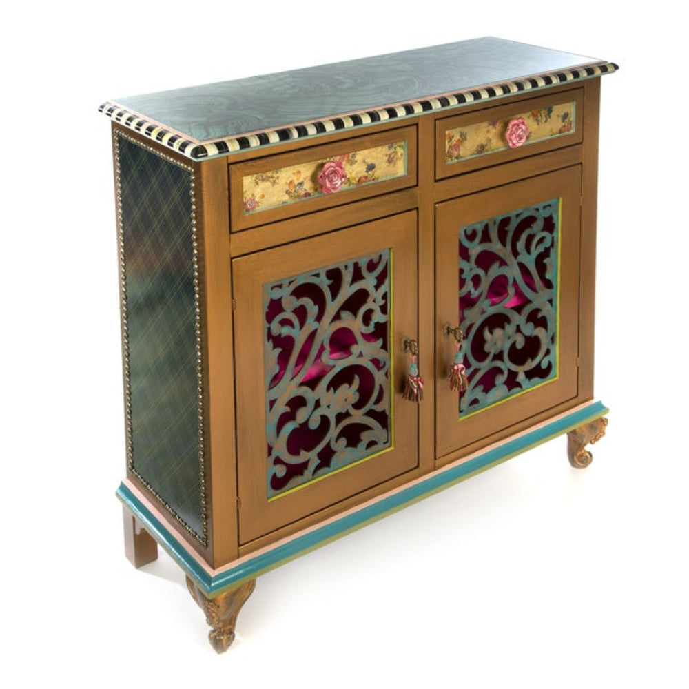 MacKenzie Childs Moonlight Garden Chest - Online Only