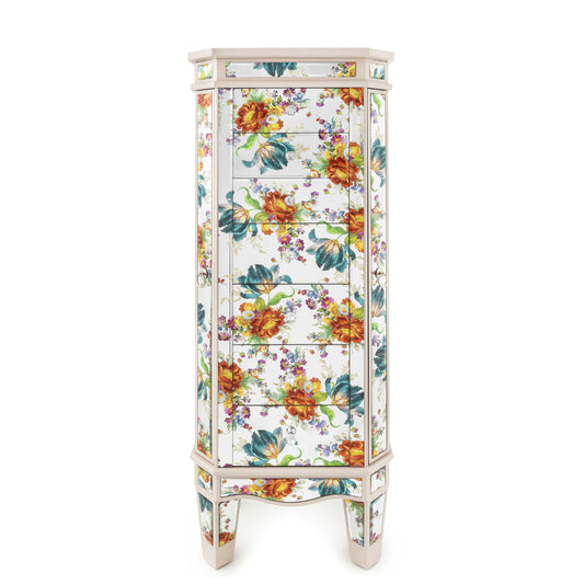 MacKenzie-Childs Flower Market Reflections Standing Jewelry Armoire *INSTORE PICKUP ONLY*