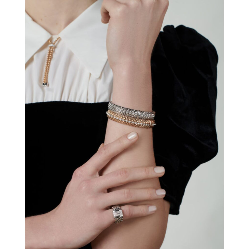Fope Panorama 18k Flex'It Bracelet with Diamond Set – Smyth Jewelers