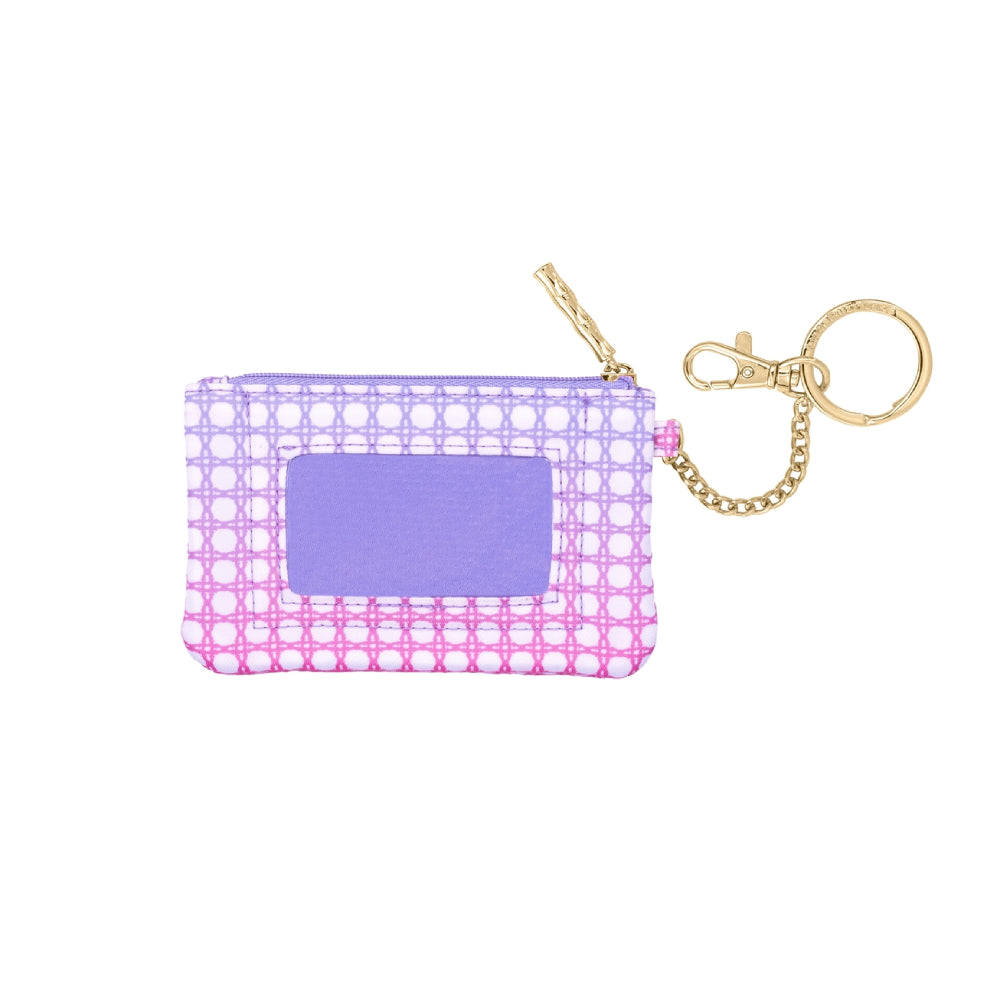 Lilly Pulitzer ID Case-Lilac Opal To Confetti Pink Ombre Caning
