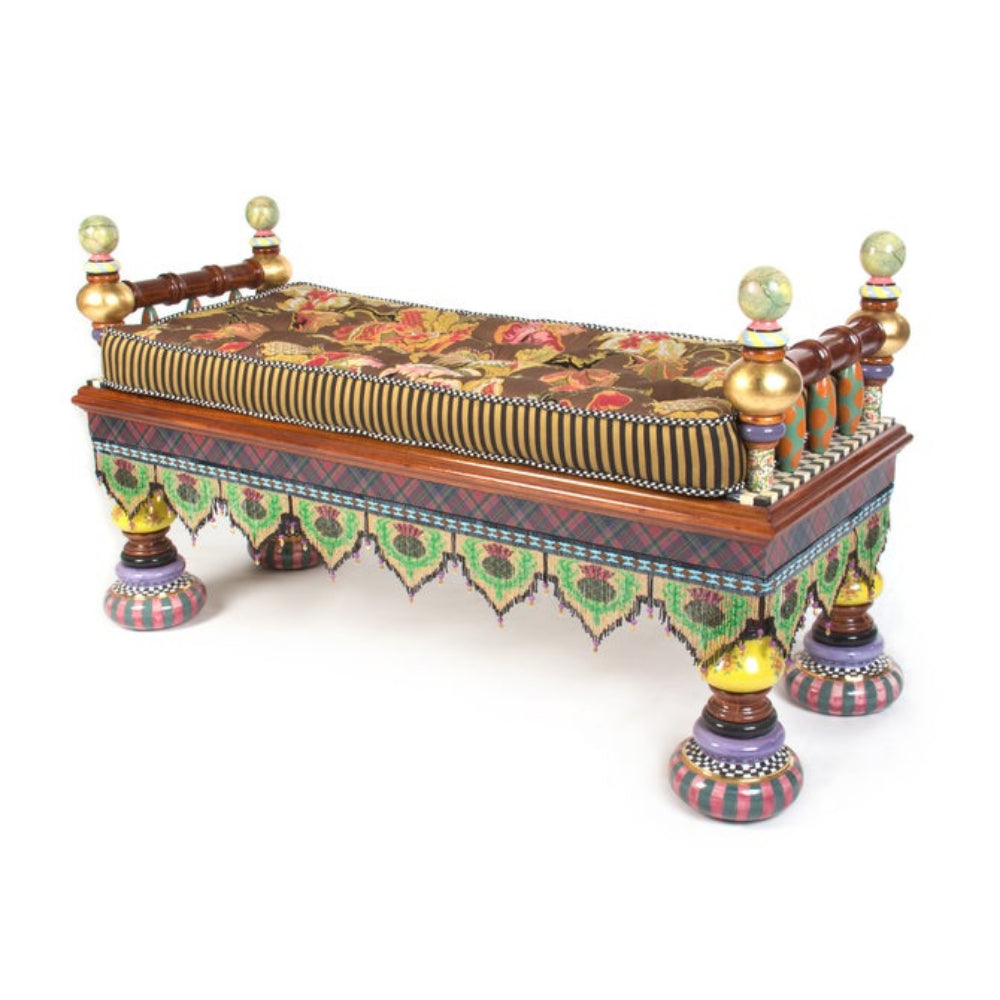 MacKenzie Childs Ridiculous Bench - Online Only