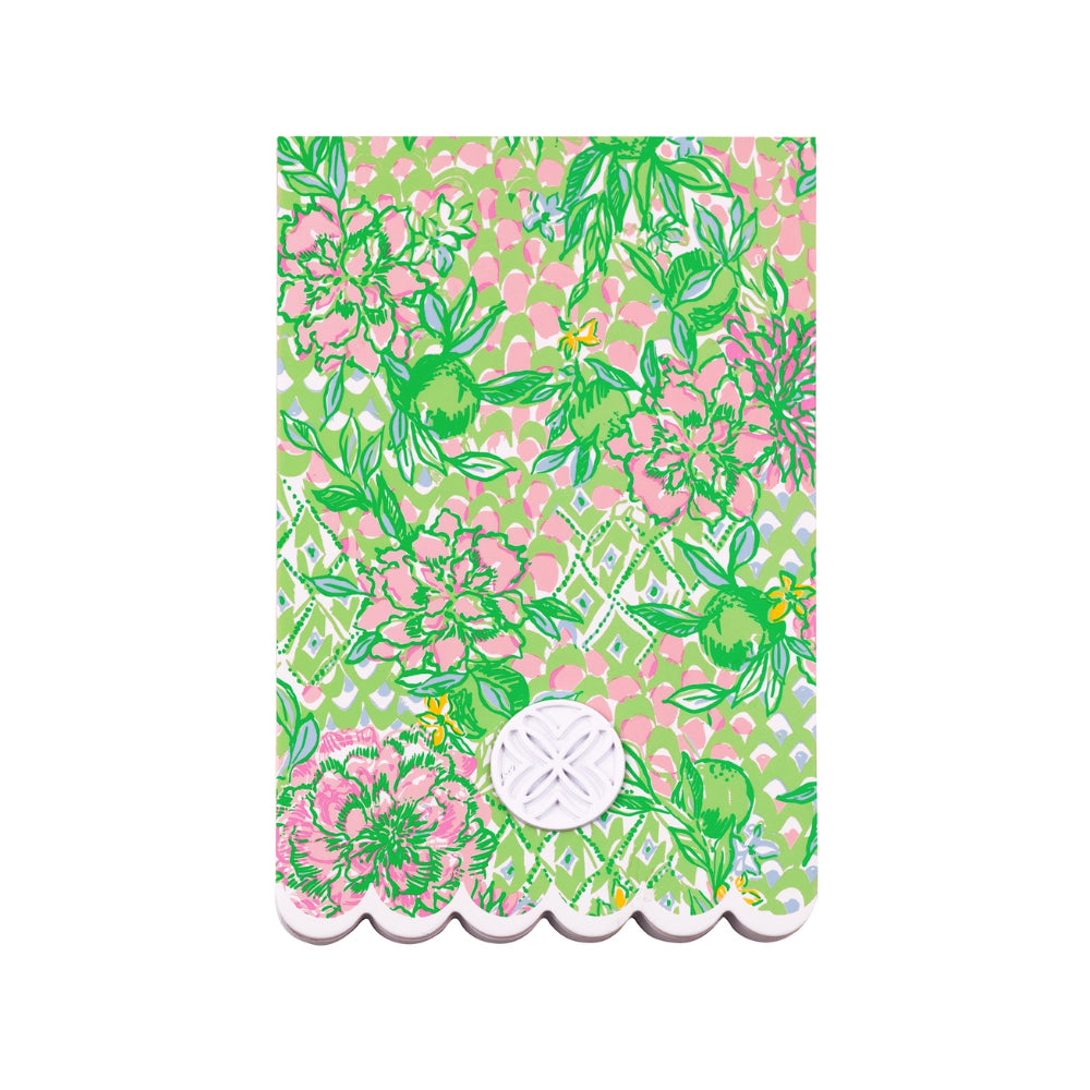 Lilly Pulitzer Notepad-Lime Feeling Good