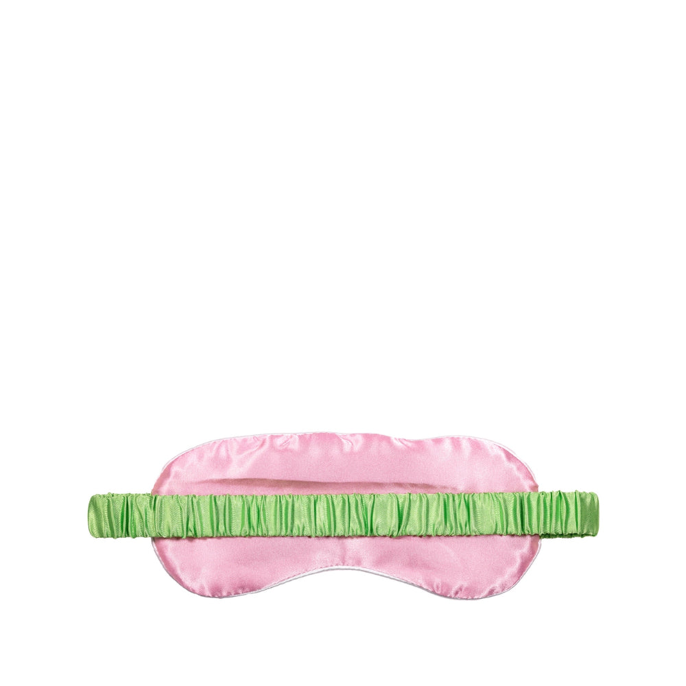Lilly Pulitzer Neck Pillow and Eye Mask-Lime Feeling Good