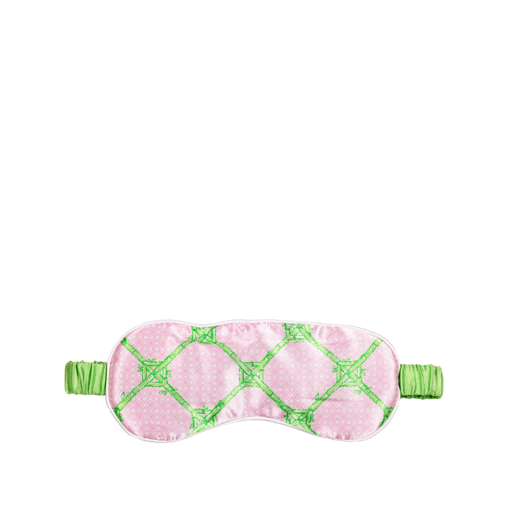 Lilly Pulitzer Neck Pillow and Eye Mask-Lime Feeling Good