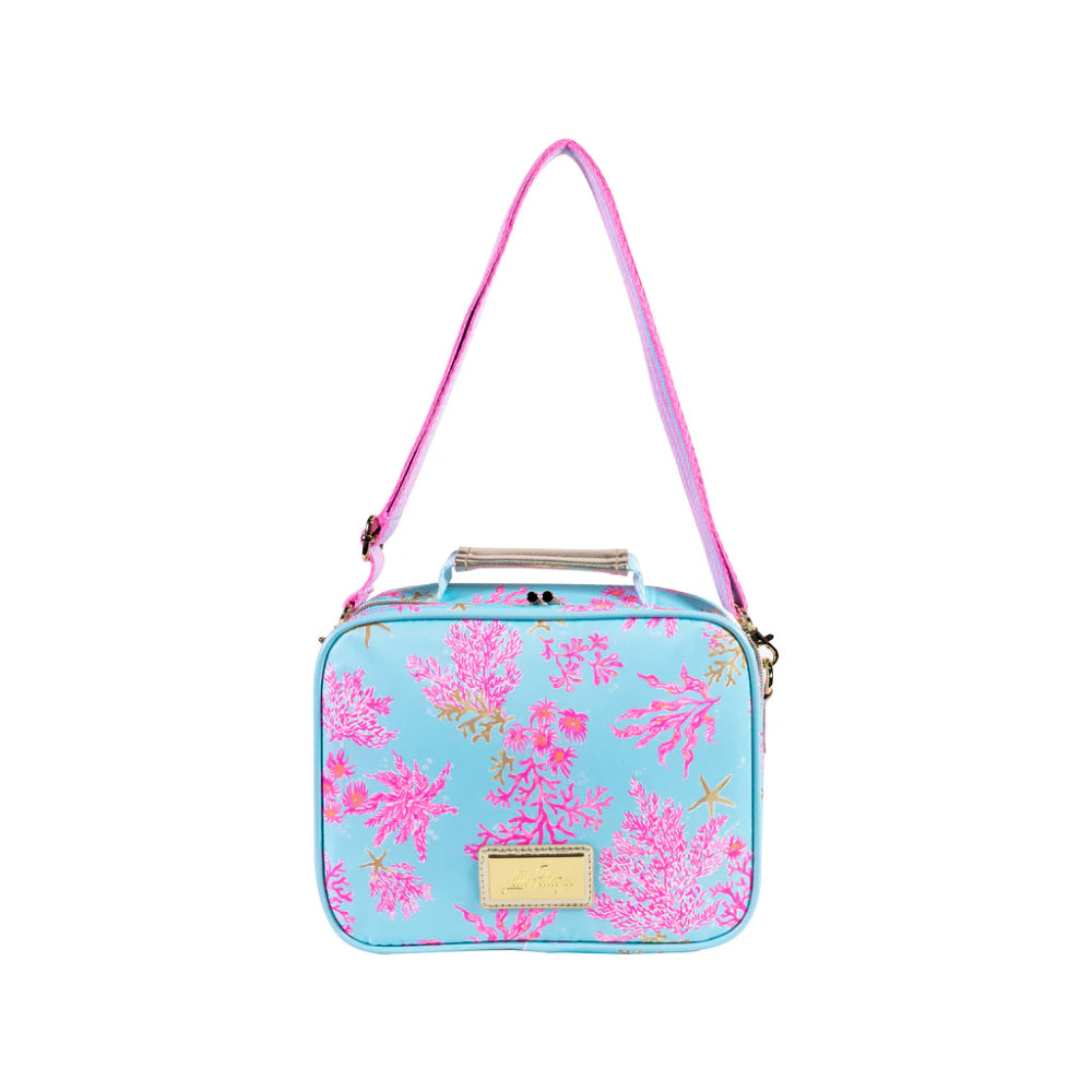 Lilly Pulitzer Royal Coral Lunch Bag