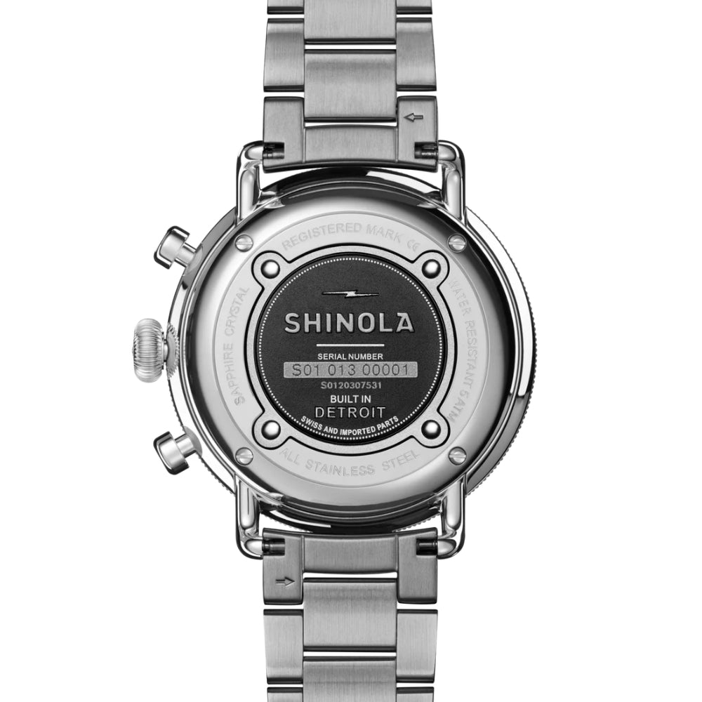 Shinola Canfield 43mm Quartz Chronograph Watch