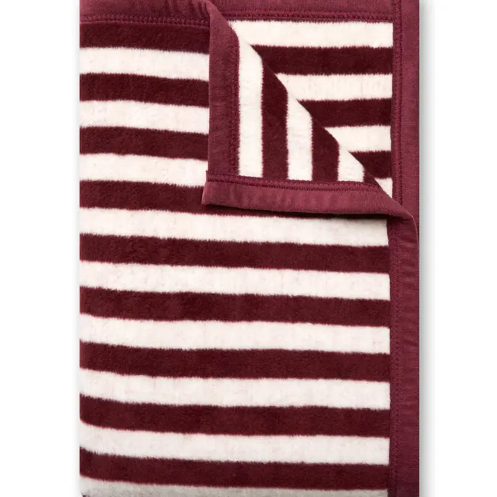 ChappyWrap Sideline Stripe Maroon Midi Blanket