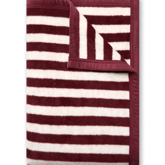 ChappyWrap Sideline Stripe Maroon Midi Blanket