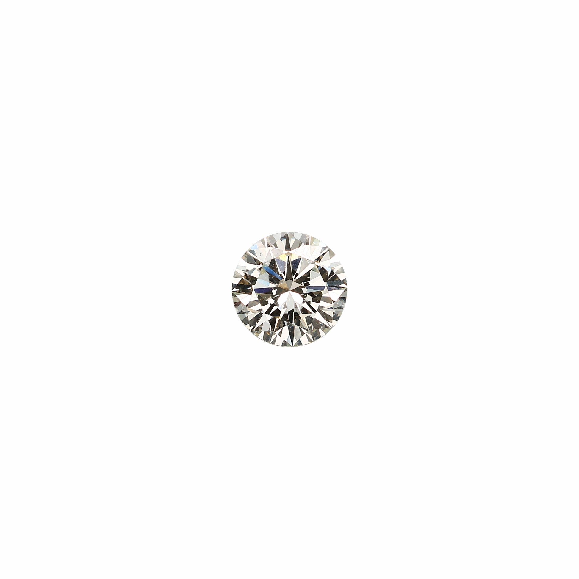 Round 1.34ct diamond graded MSI1 on a white background
