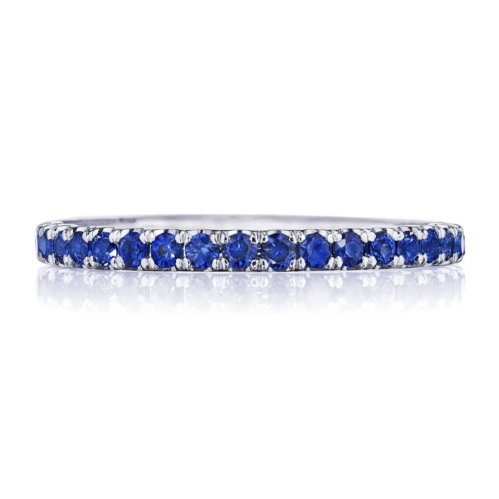 Crescent String Tacori Sculpted Crescent String of Sapphires Ring – Smyth Jewelers