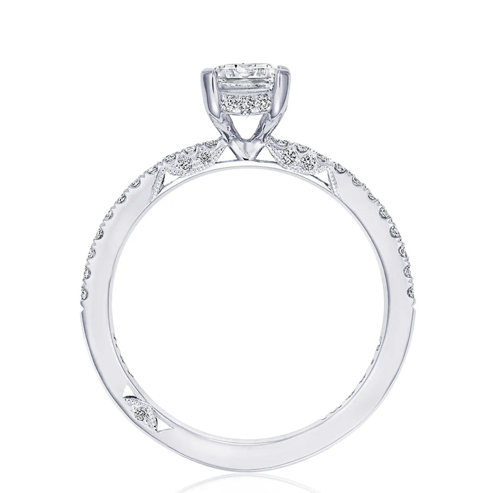 Tacori 18k Simply Tacori Emerald Solitaire Engagement Ring