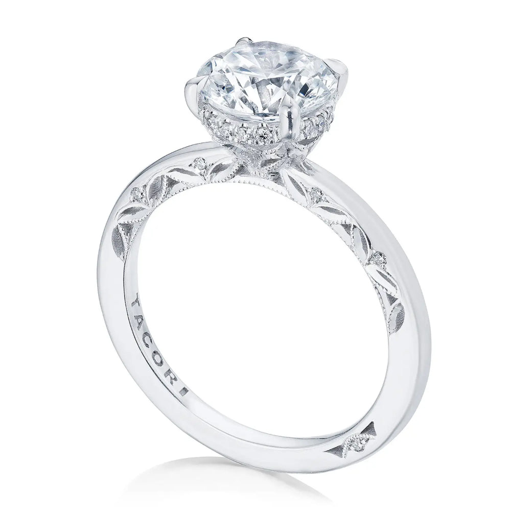 Tacori Dantela Round Solitaire Engagement Ring