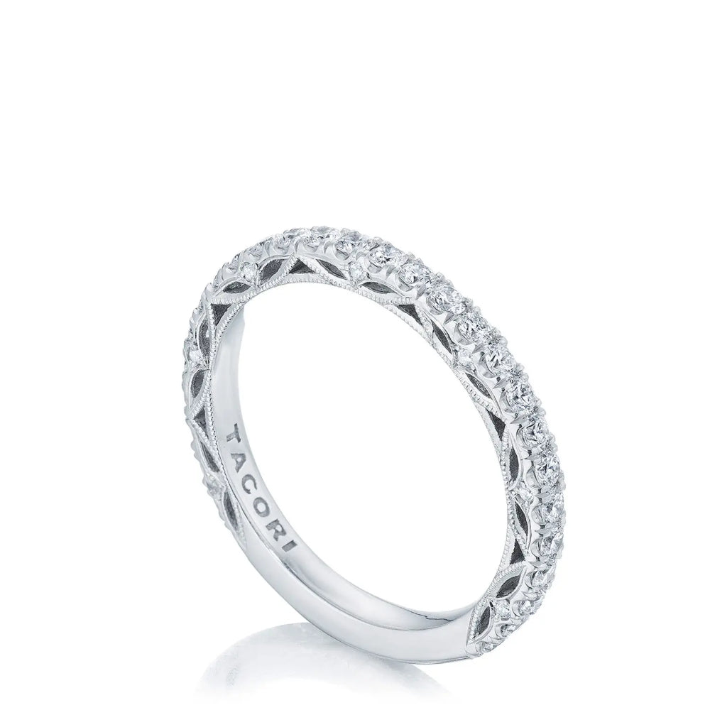 Tacori Dantela French Pave Diamond Wedding Band
