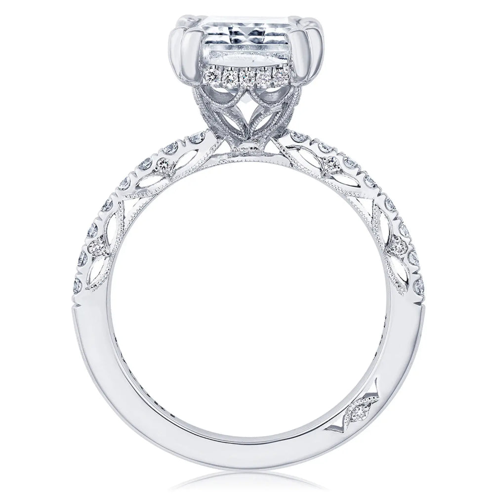 Tacori Dantela Emerald Solitaire Engagement Ring