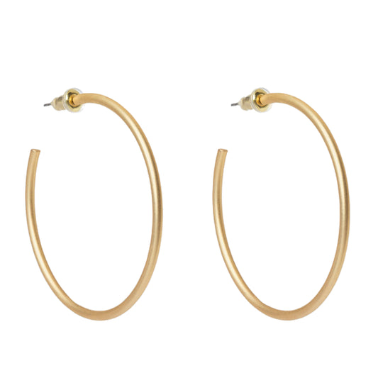 Spartina Fine Line Hoop Earrings Gold