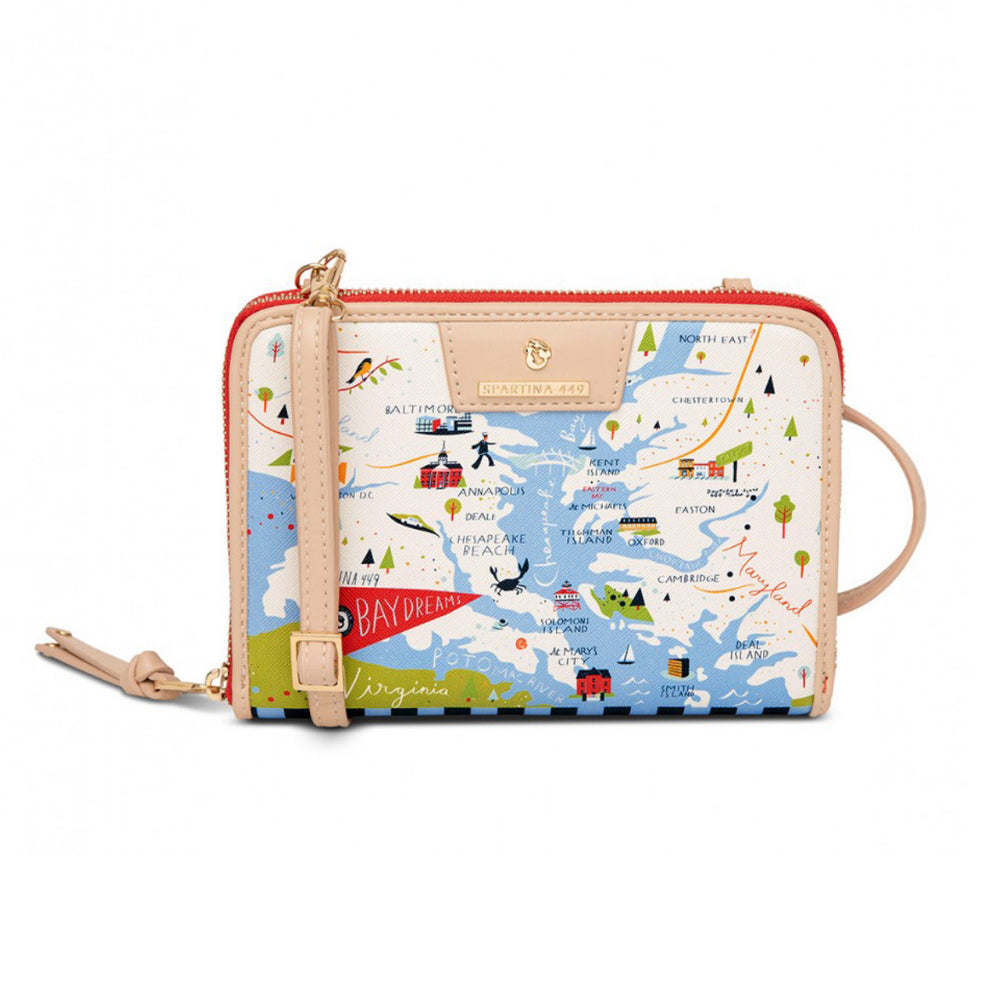 Spartina Bay Dreams All-in-One Phone Crossbody