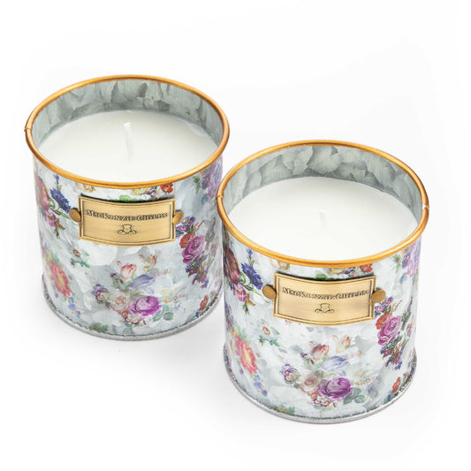 MacKenzie-Childs Flower Market Citronella Candles - Small - Set of 2