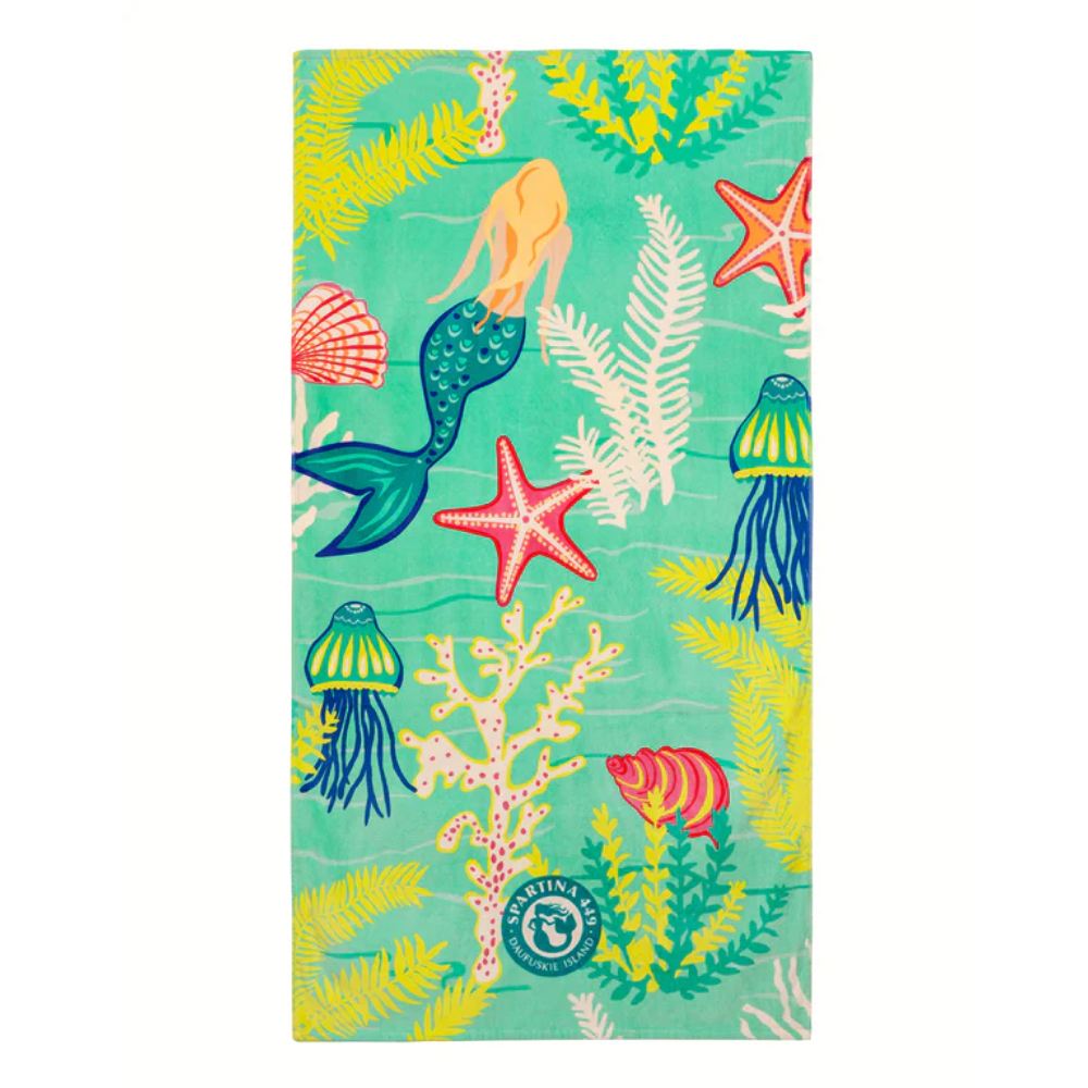 Spartina Golden Mermaid Beach Towel