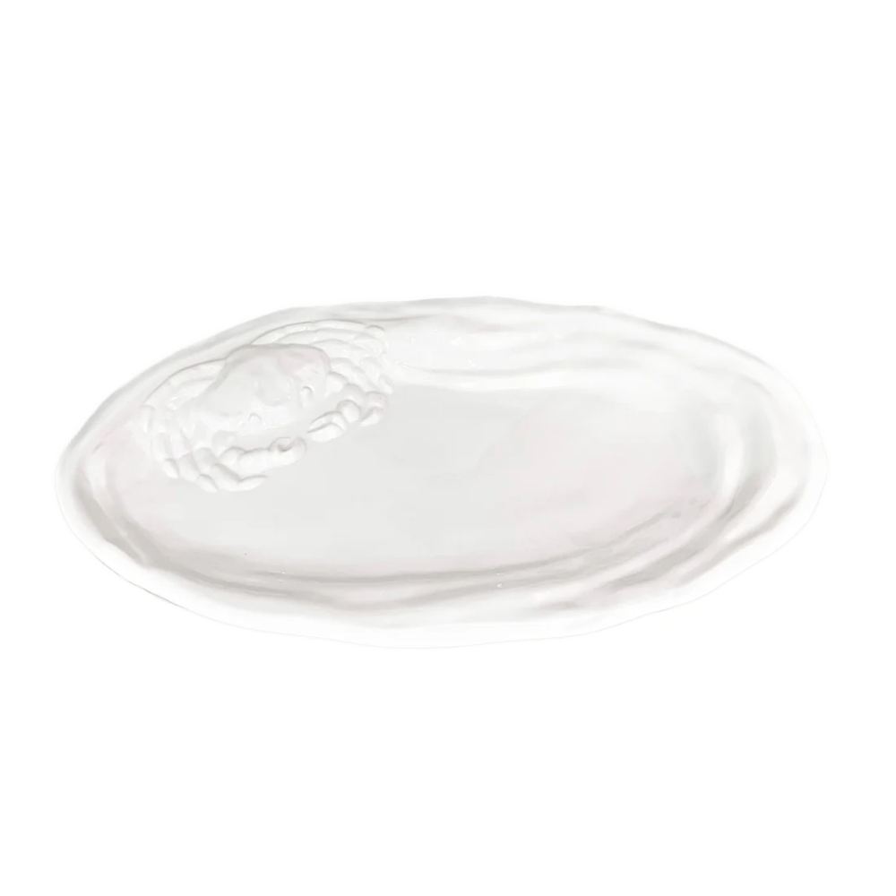 Beatriz Ball VIDA Ocean Large Oval Crab Platter (White)