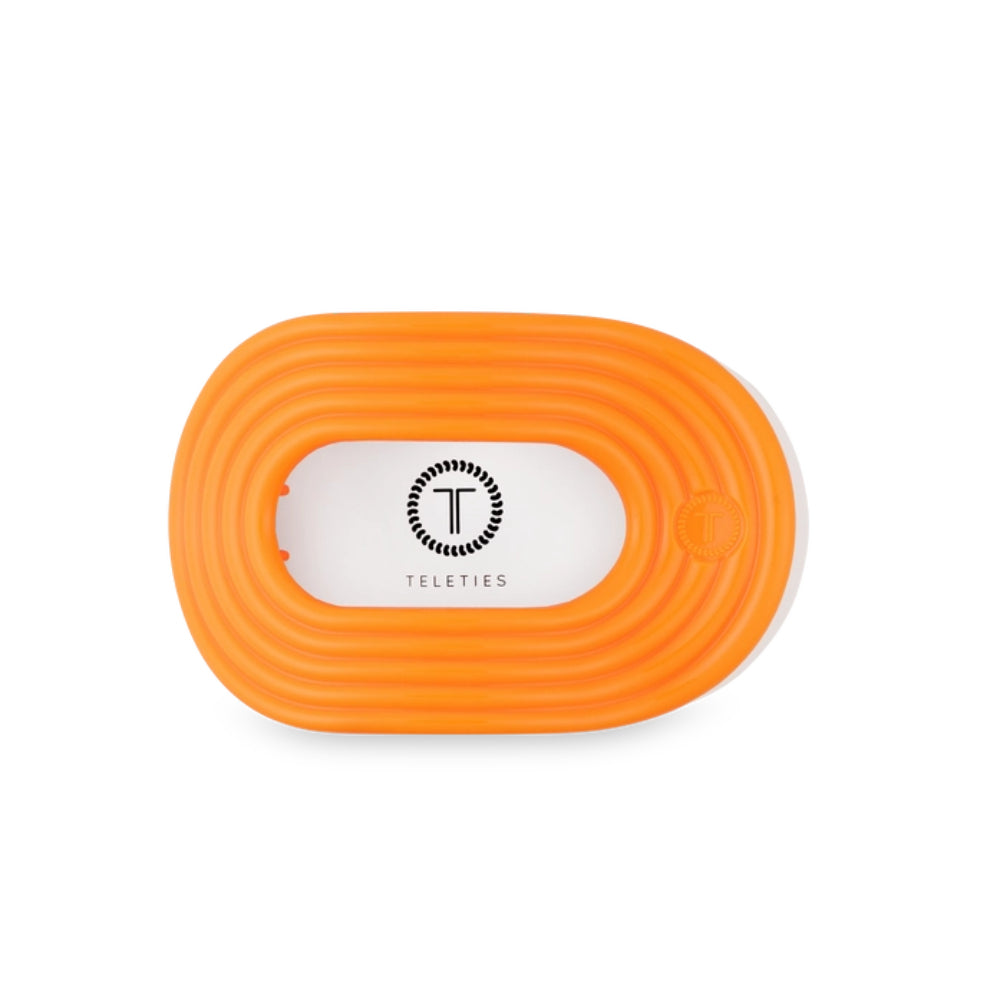 TELETIES Flat Round Hair Clip - Day Rave