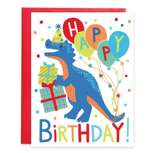 Gina B Designs Birthday Dino Greeting Card