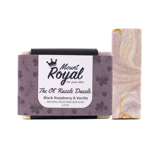Mount Royal Soaps The Ol' Razzle Dazzle - Black Raspberry & Vanilla Bar Soap