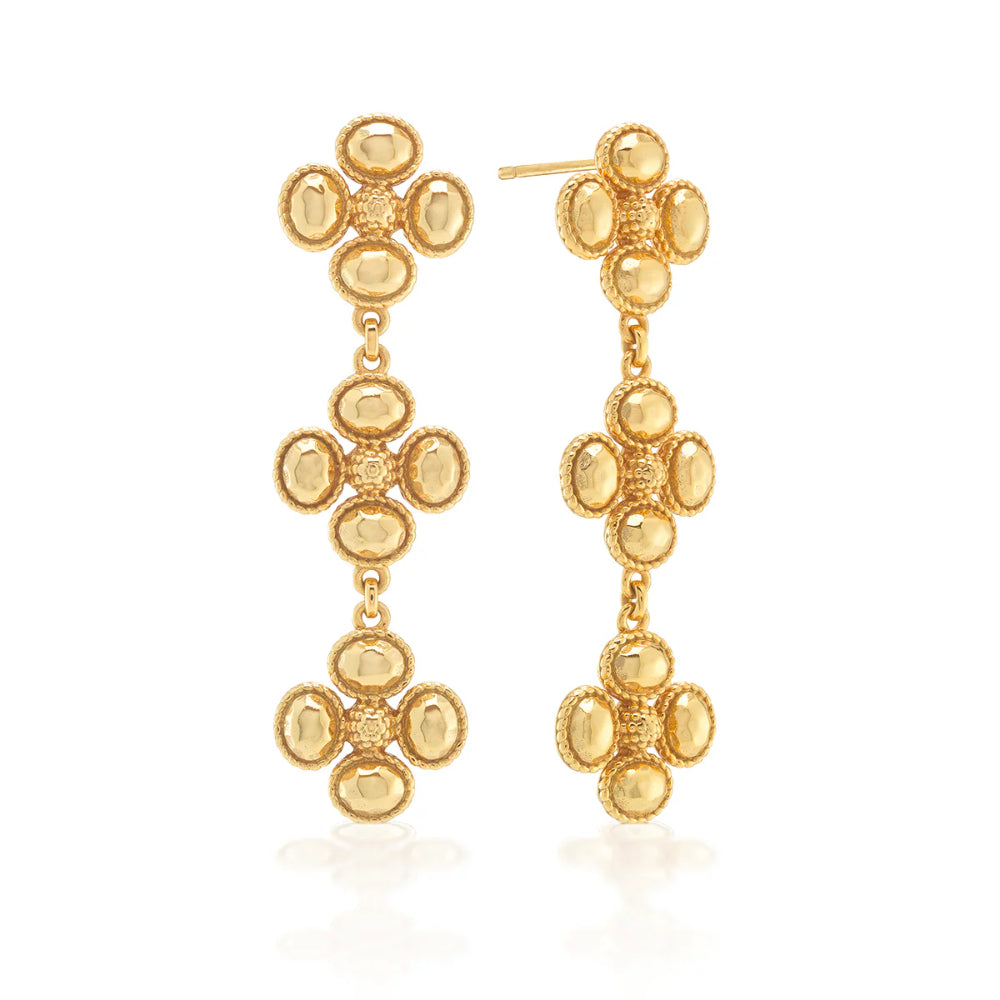 Capucine De Wulf Berry Clover Linear Earrings
