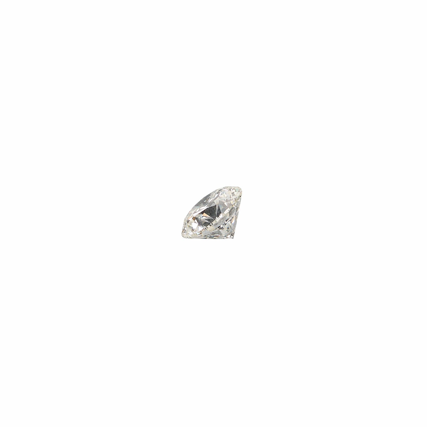 Round 1.01 carat diamond graded KI1 on a white background
