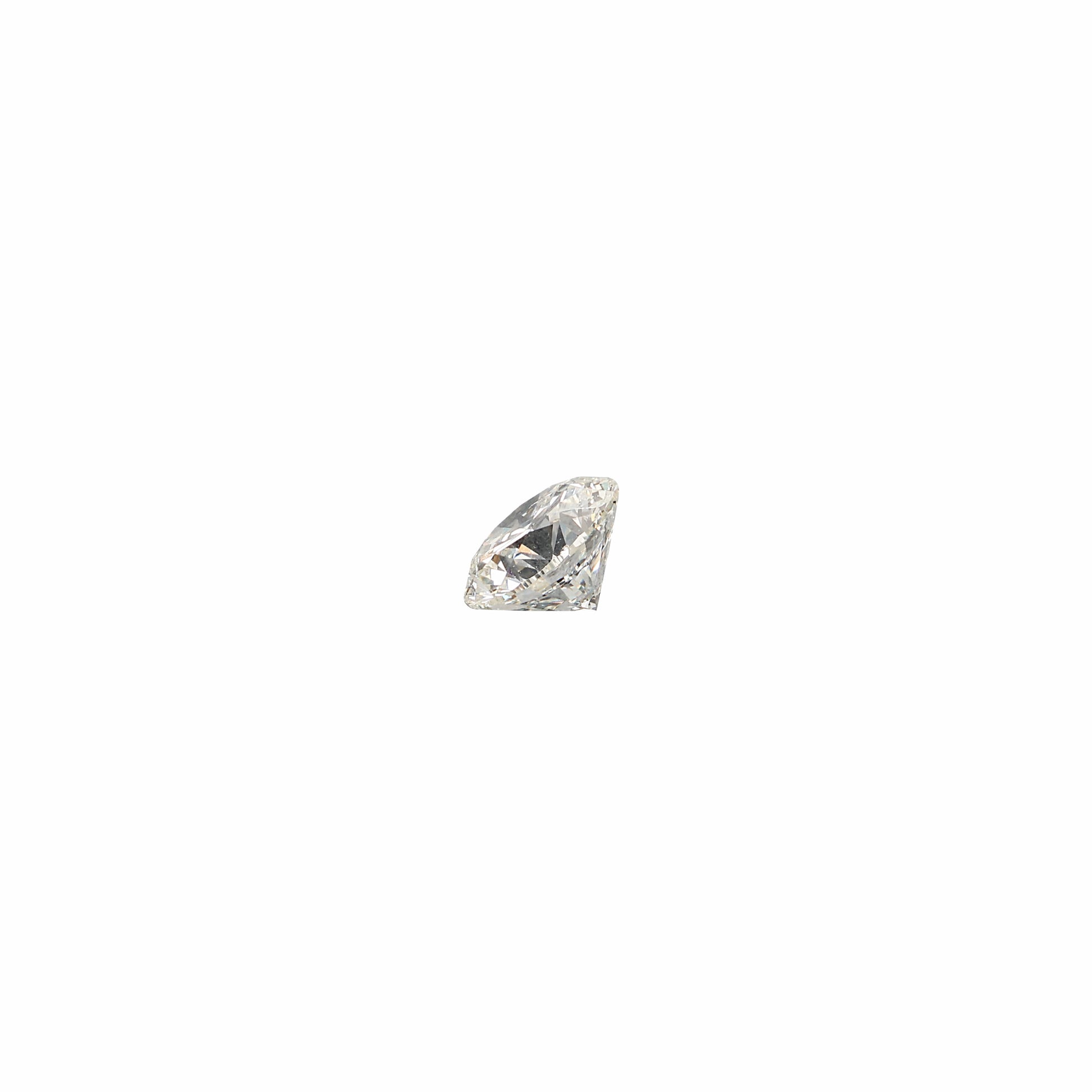 Round 1.01 carat diamond graded KI1 on a white background
