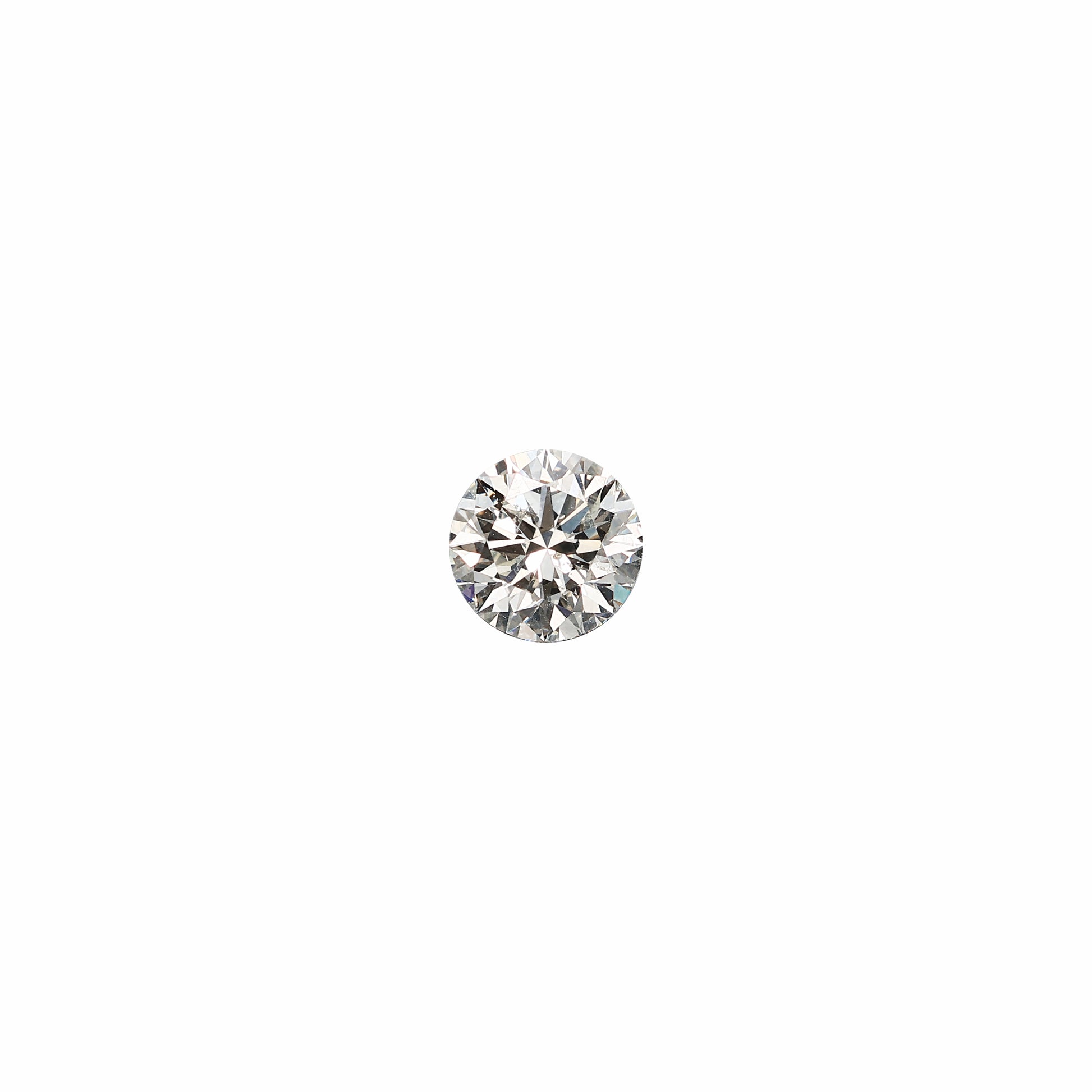 Round 1.01 carat diamond graded KI1 on a white background
