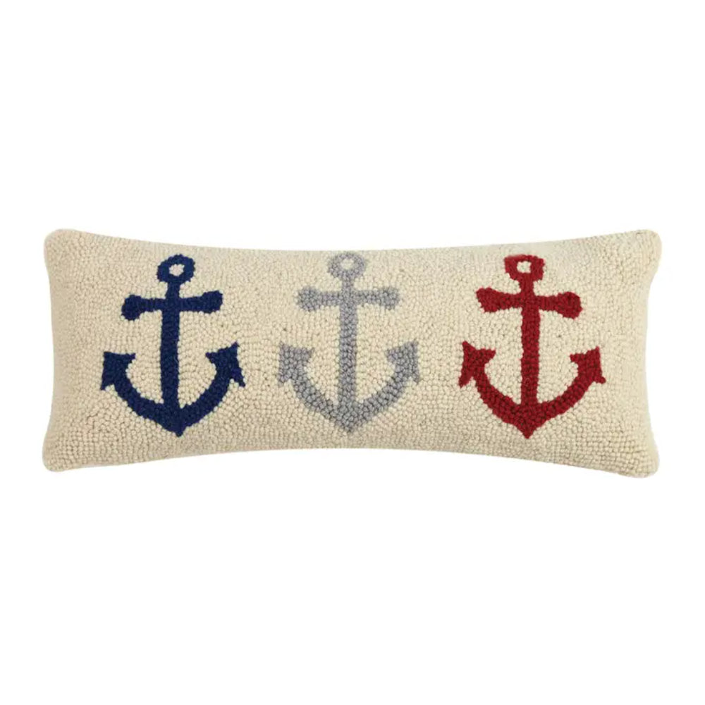 Peking Handicraft Anchor Trio Hook Pillow