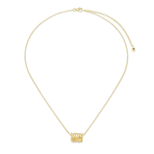 Elle Between Collection Gold-Tone Rondelle Necklace