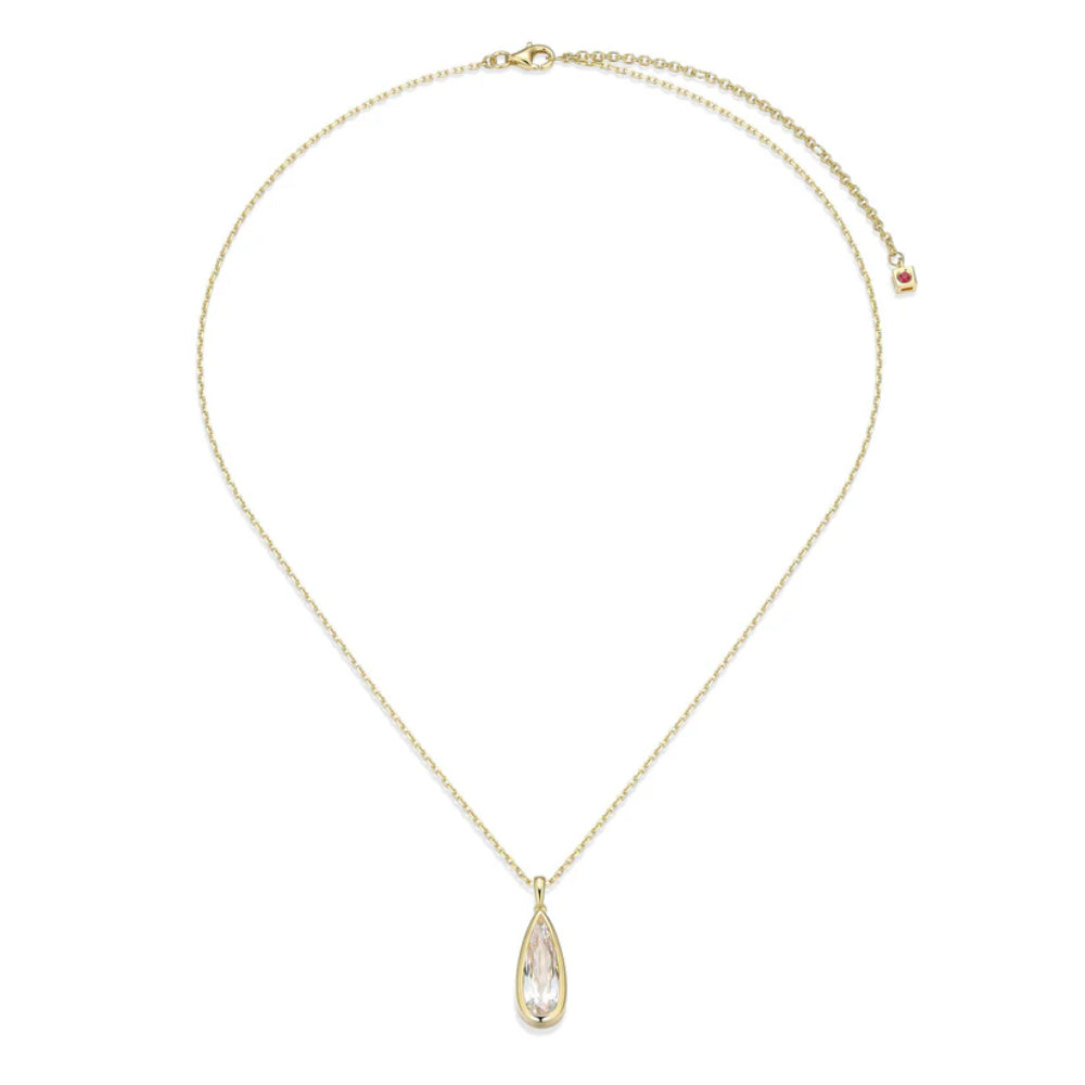 Elle Lustre Collection Teardrop Pendant Necklace