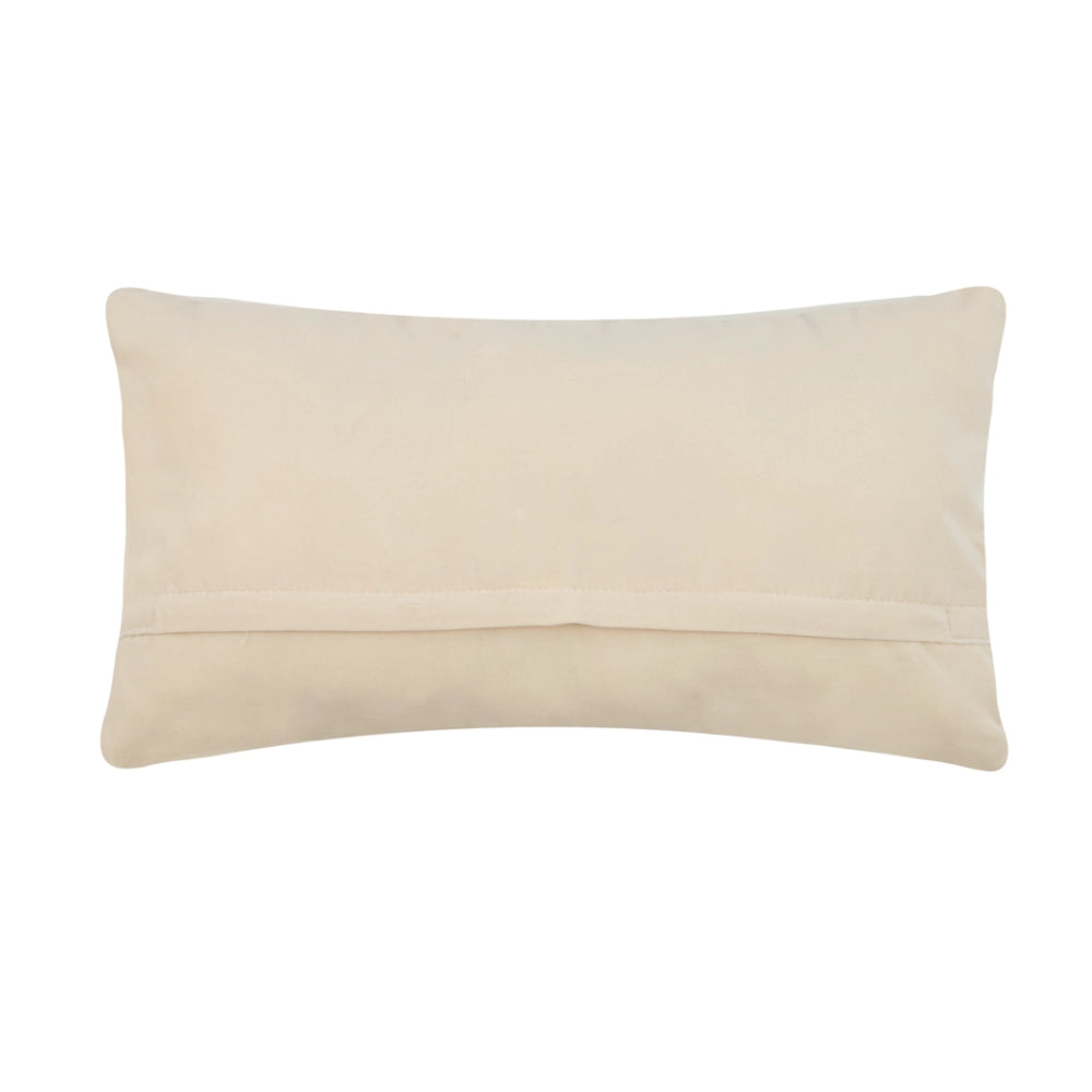 Beige pillow on a white background