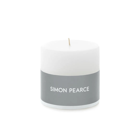 Simon Pearce Pillar Candle White