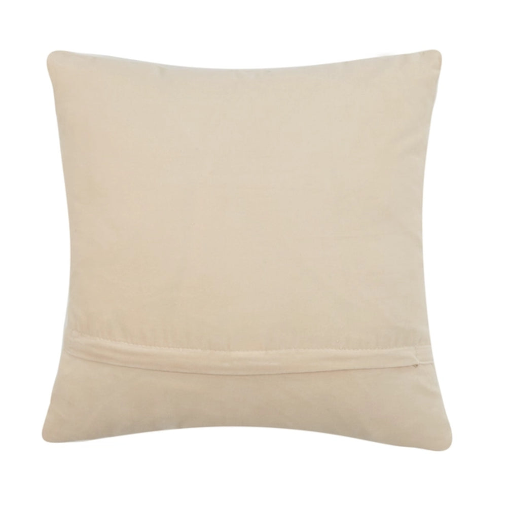 Beige pillow on a white background