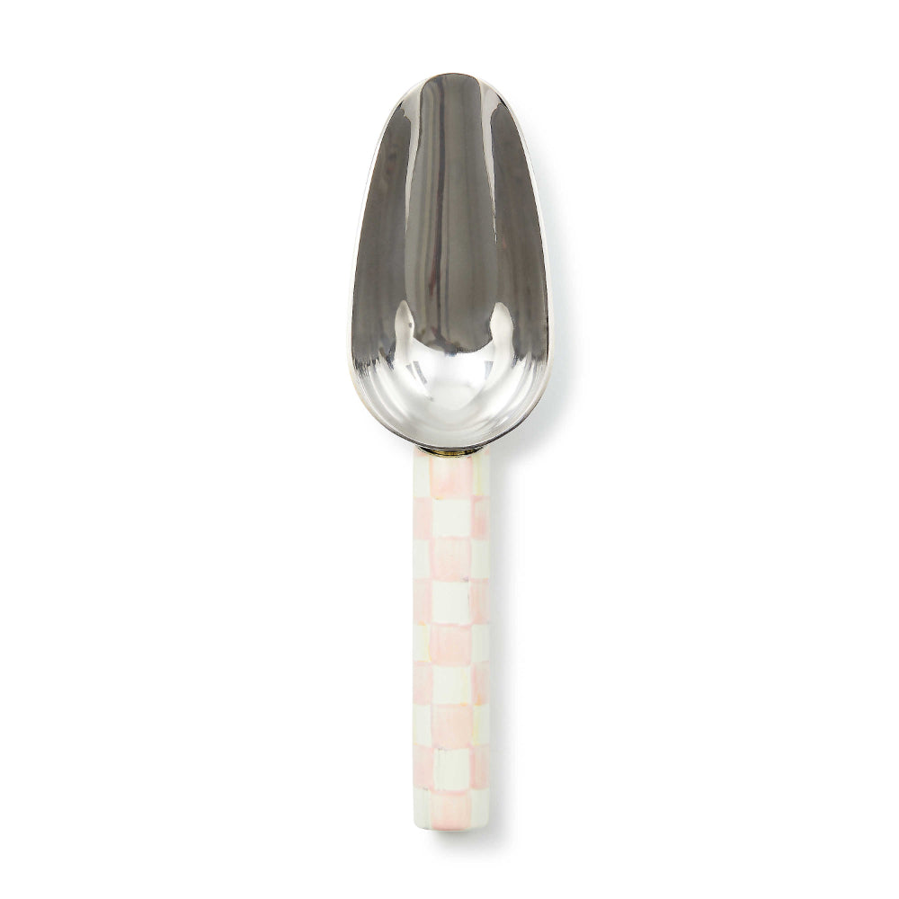 MacKenzie-Childs Rosy Check Enamel Scoop - Small