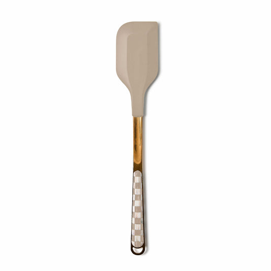 Mackenzie-Childs Mocha Check Spatula