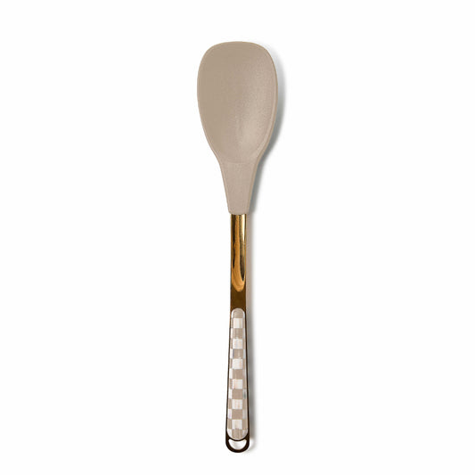 Mackenzie-Childs Mocha Check Spoon