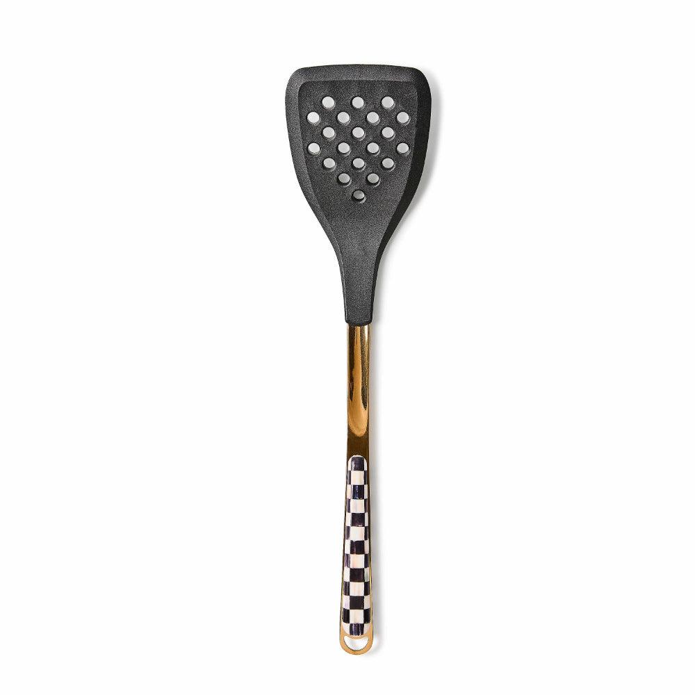 Mackenzie-Childs Courtly Check Slotted Spatula