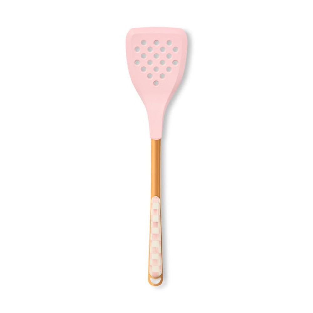 Mackenzie-Childs Rosy Check Slotted Spatula